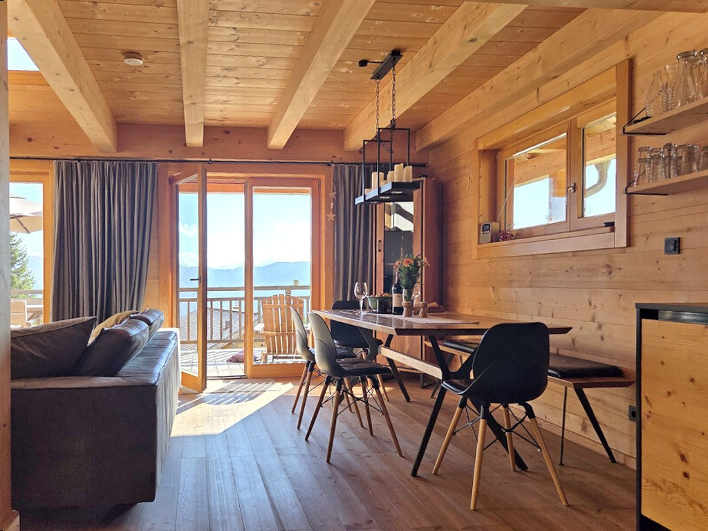 Bio Blockh�tte mit Sauna im Drautal ... .. herzlich willkommen